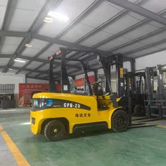 2.5T Lithium Electric Forklift, CPD25 Ride-on Electric Stacker, 2.5 Ton Factory Heavy Goods Handling Forklift