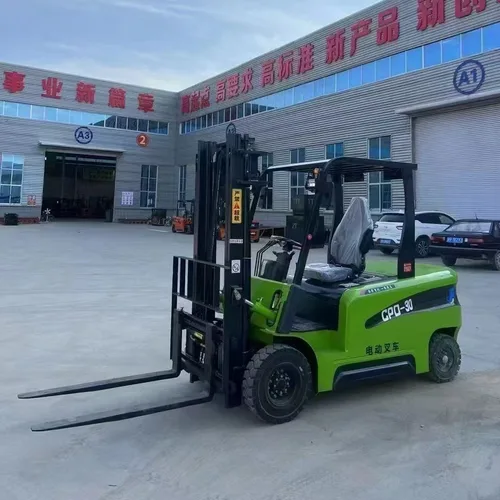 3 Ton 4-Wheel Sit-Down Electric Forklift CPD30 Lithium Battery Warehouse Stacker Forklift