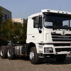 RHD Refit SHACMAN F3000 Container Tractor Truck 12.00R20 Steel Tires For Africa Port Export