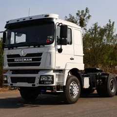 RHD Refit SHACMAN F3000 Container Tractor Truck 12.00R20 Steel Tires For Africa Port Export