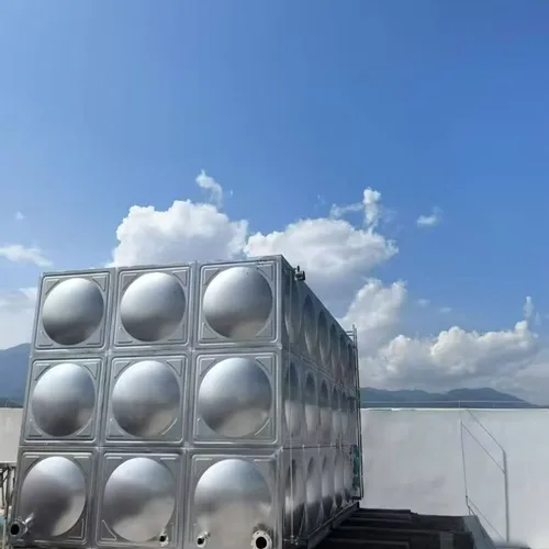 Stainless Steel Panel Water Tank, Square Assembled Storage Tank, Fire Insulated Water Vessel