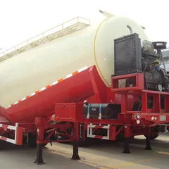 30cbm 3-Axle 3-Compartment Powder Material Transport Truck cement tanks bulk powder trailer For Sale