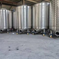 Stainless Steel Constant Temperature Fermentation Tank, Winery Wine Storage Vessel, Jacketed Cooling Wine Tank
