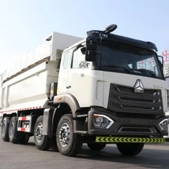 380/400HP Weichai WP10 HOWO NX 8×4 12-wheel City Dumper Truck With Sealed Rainproof Cargo Box