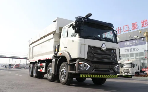 380/400HP Weichai WP10 HOWO NX 8×4 12-wheel City Dumper Truck With Sealed Rainproof Cargo Box