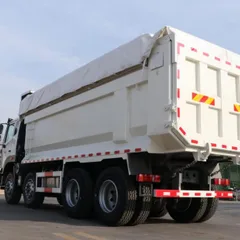 380/400HP Weichai WP10 HOWO NX 8×4 12-wheel City Dumper Truck With Sealed Rainproof Cargo Box