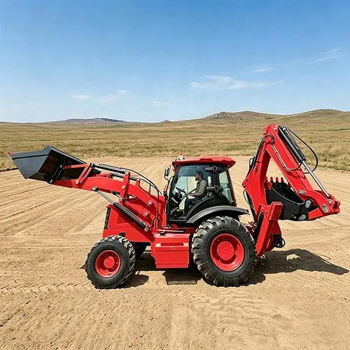 WZ38 multi function backhoe loader with front loader and rear backhoe