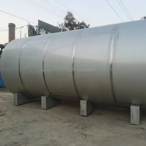 Horizontal Stainless Steel Storage Tank, Insulated Horizontal Holding Tank, Horizontal Liquid Transport Tank