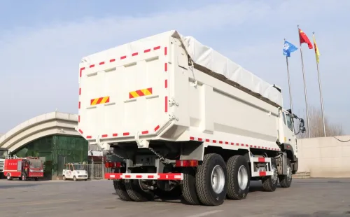 380/400HP Weichai WP10 HOWO NX 8×4 12-wheel City Dumper Truck With Sealed Rainproof Cargo Box