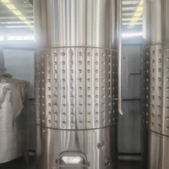 Stainless Steel Constant Temperature Fermentation Tank, Winery Wine Storage Vessel, Jacketed Cooling Wine Tank