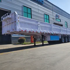 3-Axle Drop-Side Semi-Trailer For Sale