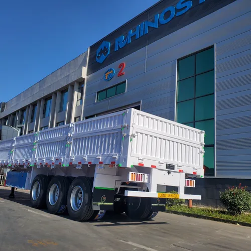 3-Axle Drop-Side Semi-Trailer For Sale