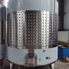 Stainless Steel Constant Temperature Fermentation Tank, Winery Wine Storage Vessel, Jacketed Cooling Wine Tank