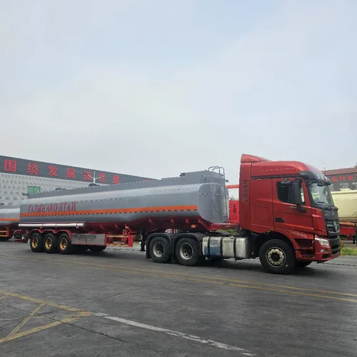 55cbm 5-compartment fuel tanker truck for sale