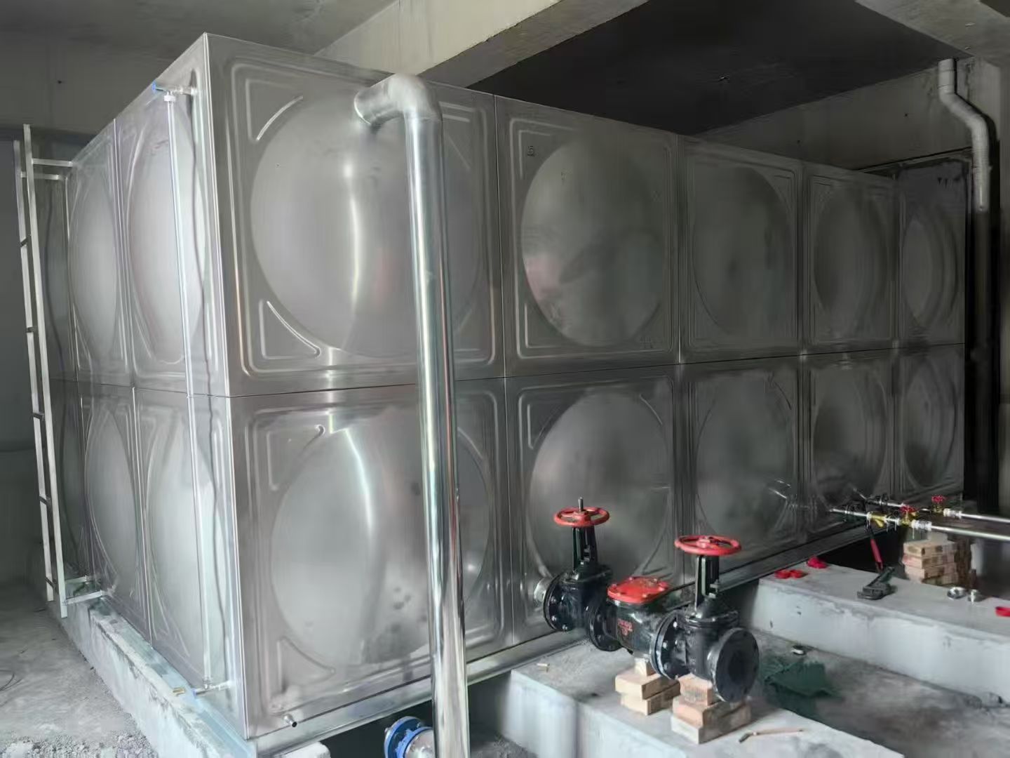 Stainless Steel Panel Water Tank, Square Assembled Storage Tank, Fire Insulated Water Vessel