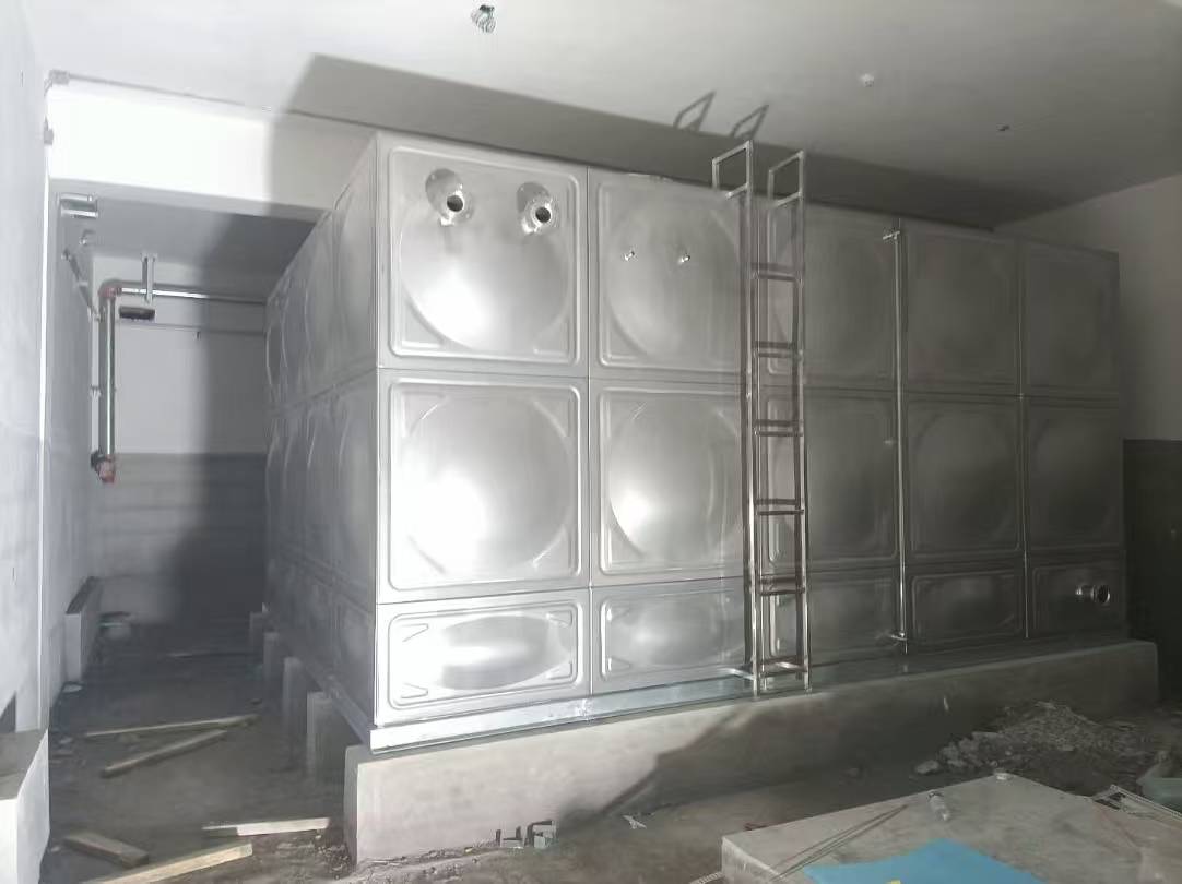 Stainless Steel Panel Water Tank, Square Assembled Storage Tank, Fire Insulated Water Vessel