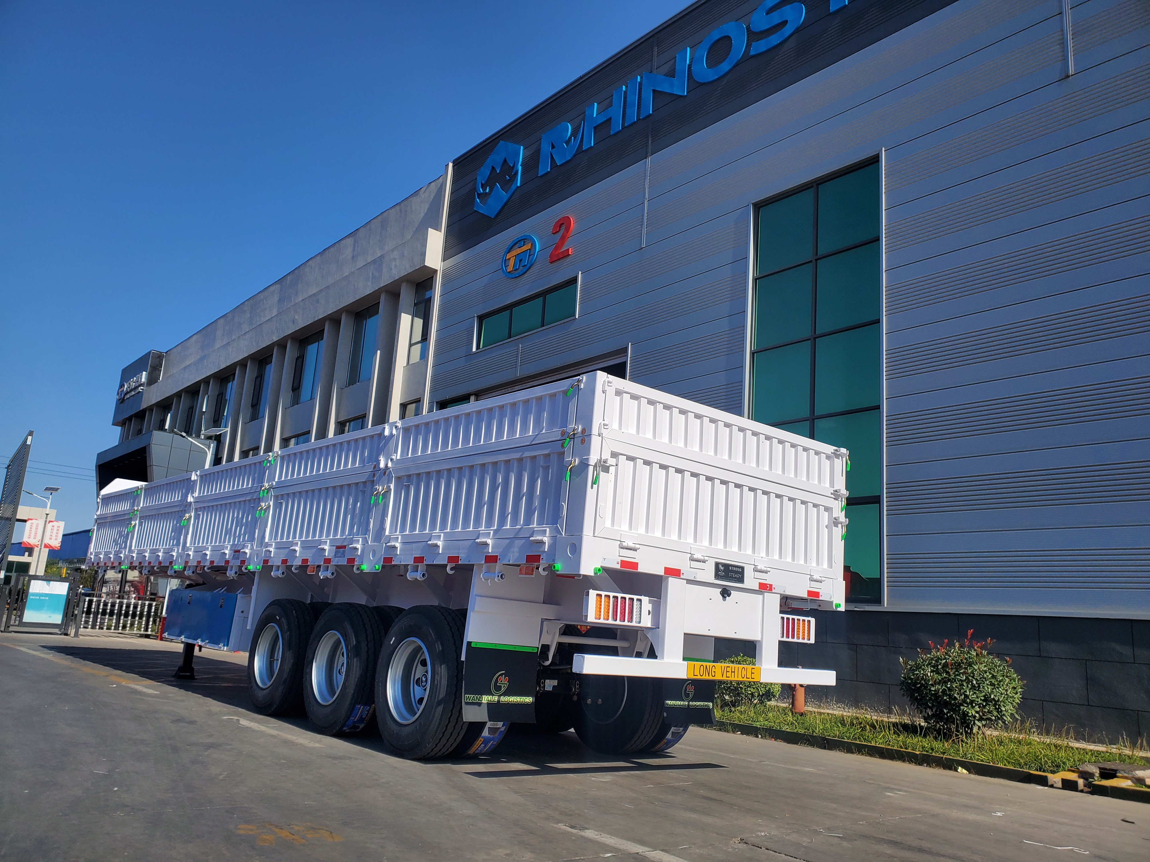 3-Axle Drop-Side Semi-Trailer For Sale