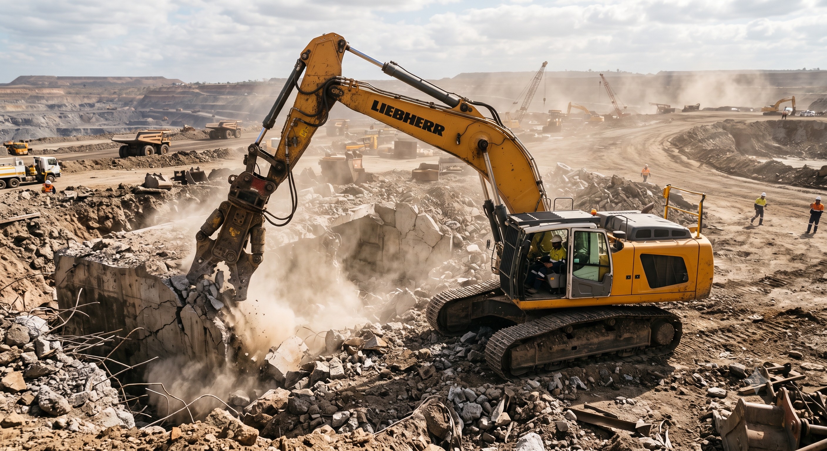 High Reach Demolition Excavator 30-50 Ton | Heavy Duty Scrap Processing & Demolition Equipment