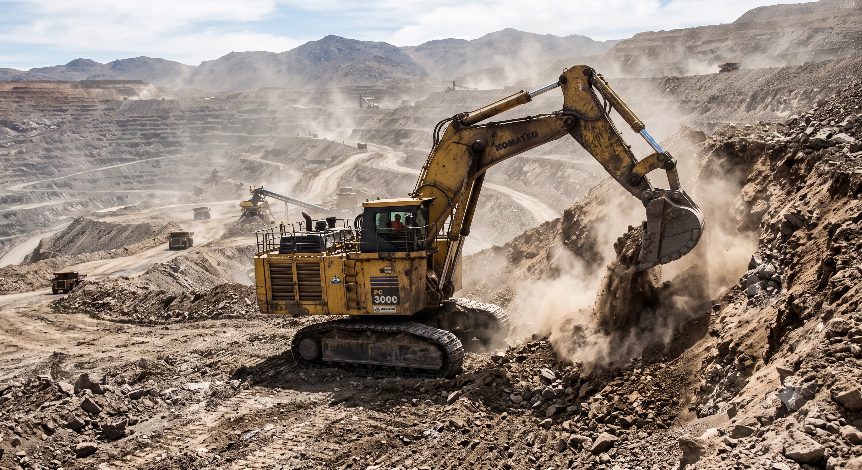 Heavy-Duty Backhoe Excavator 22 Ton | Construction Equipment Exporter