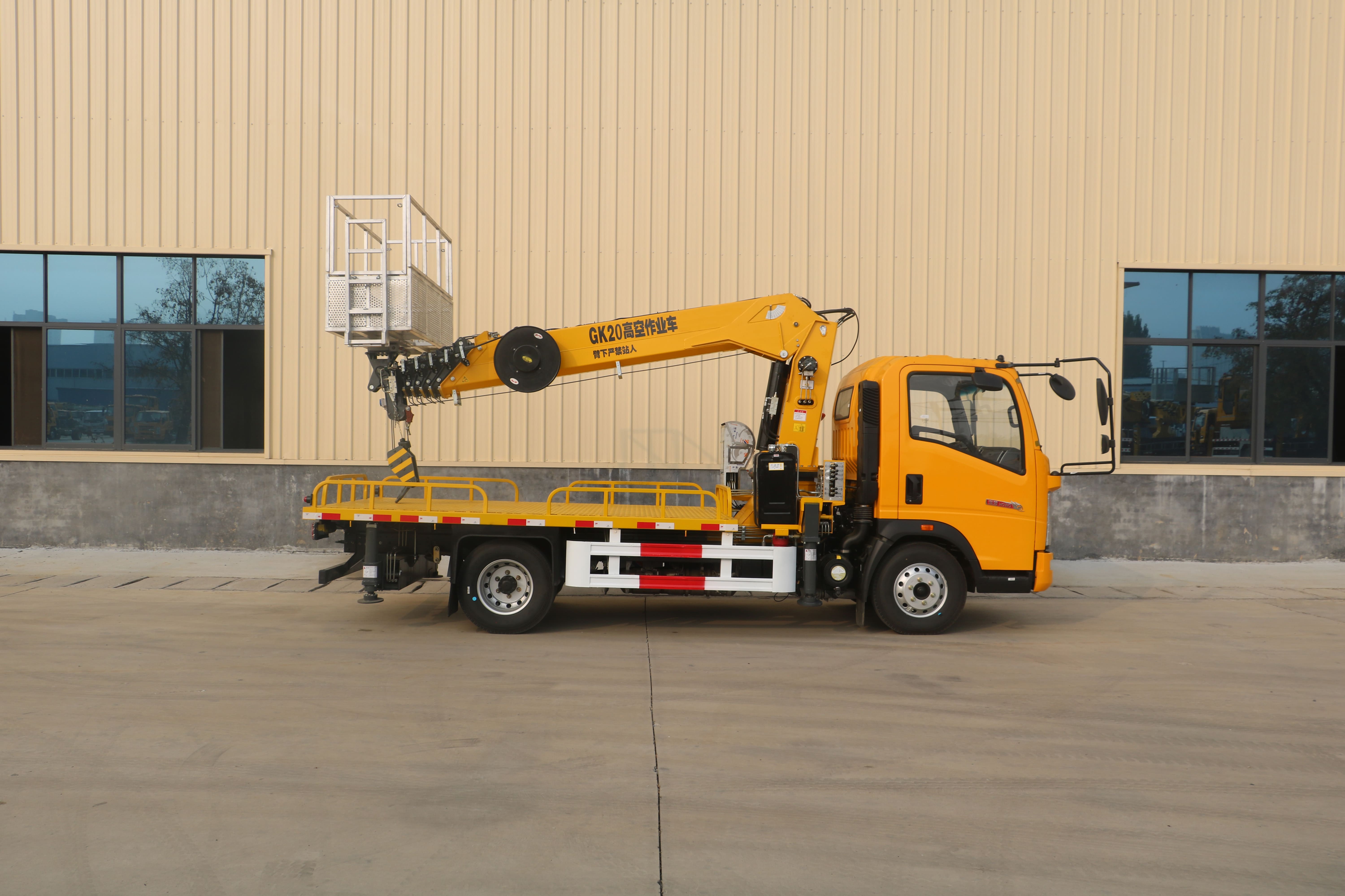 20m Aerial Platform Truck  Telescopic Boom Aerial Truck with Basket