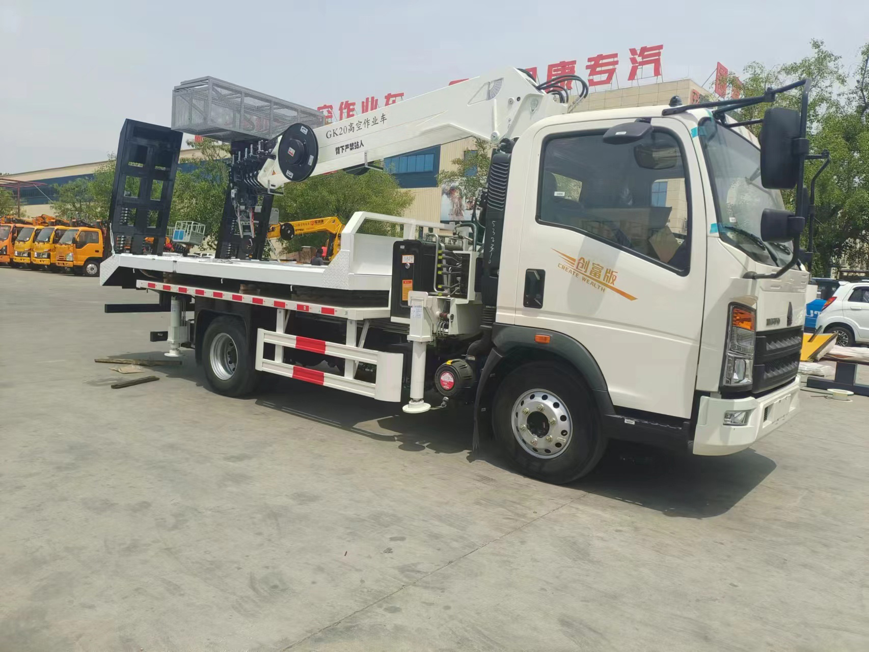 16-23m Telescopic Boom Aerial Work Platform High Altitude Operation Truck