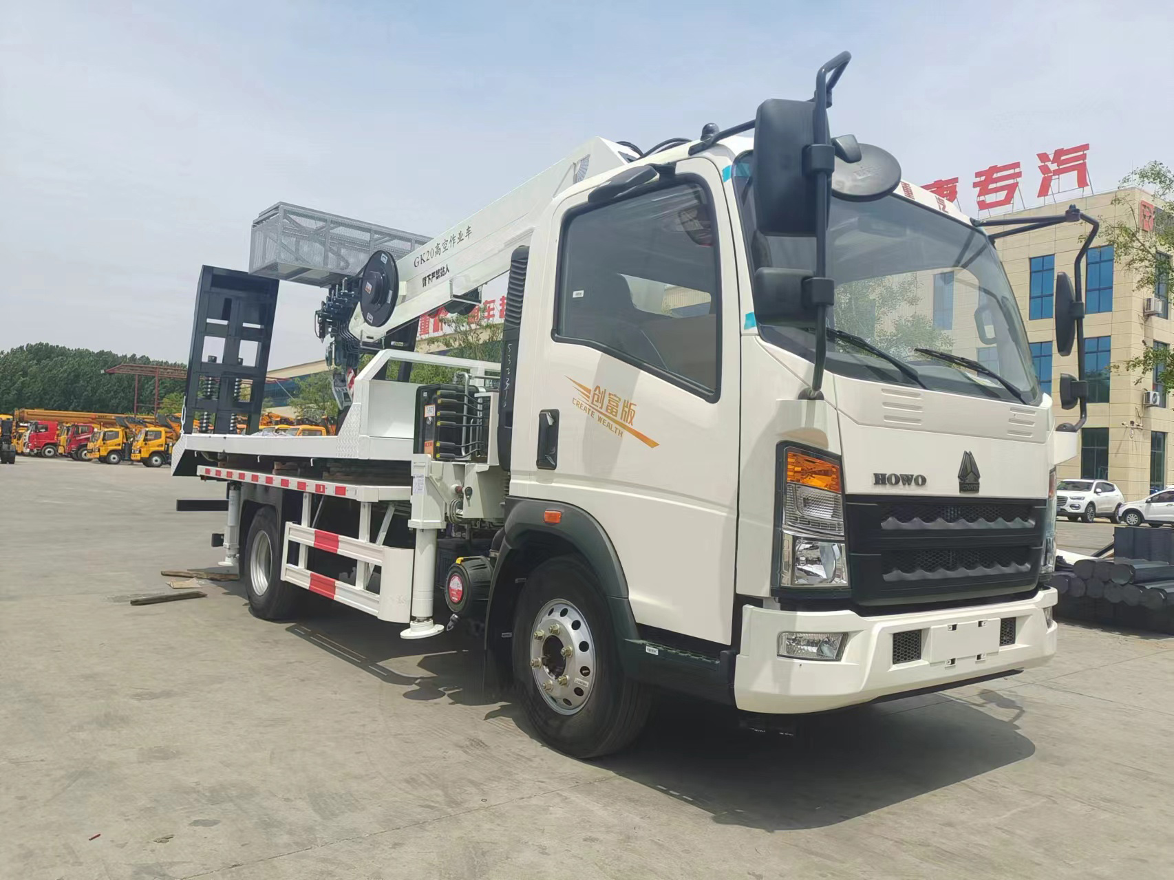 16-23m Telescopic Boom Aerial Work Platform High Altitude Operation Truck