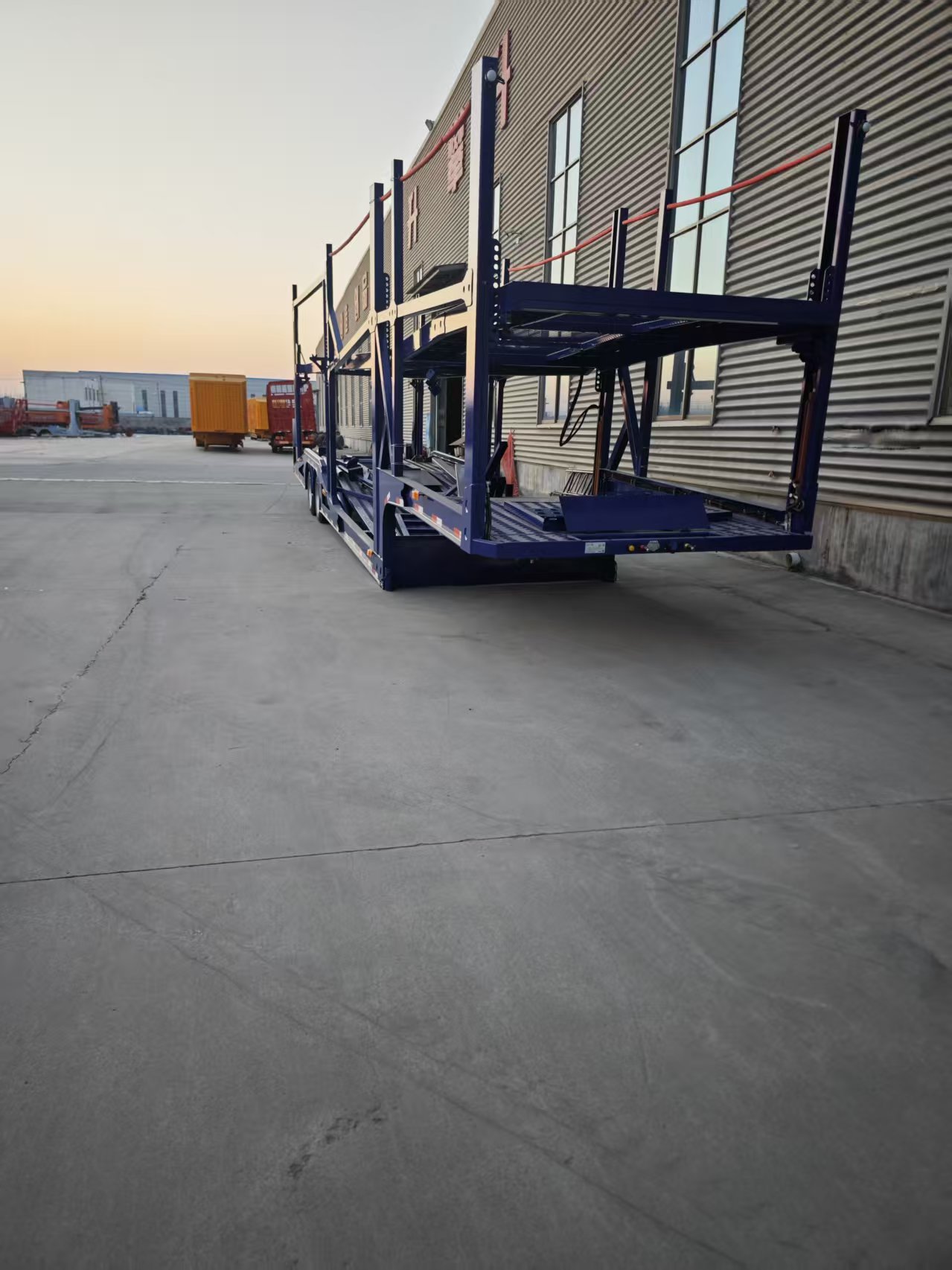 Heavy Duty 2-Axle 8-10 Cars Capacity Car Carrier Semi Trailer for Long Distance Vehicle Transport Special Promotion Trailer