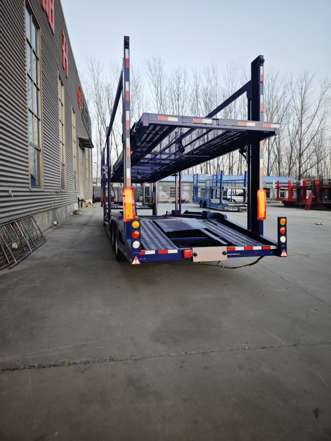 Heavy Duty 2-Axle 8-10 Cars Capacity Car Carrier Semi Trailer for Long Distance Vehicle Transport Special Promotion Trailer