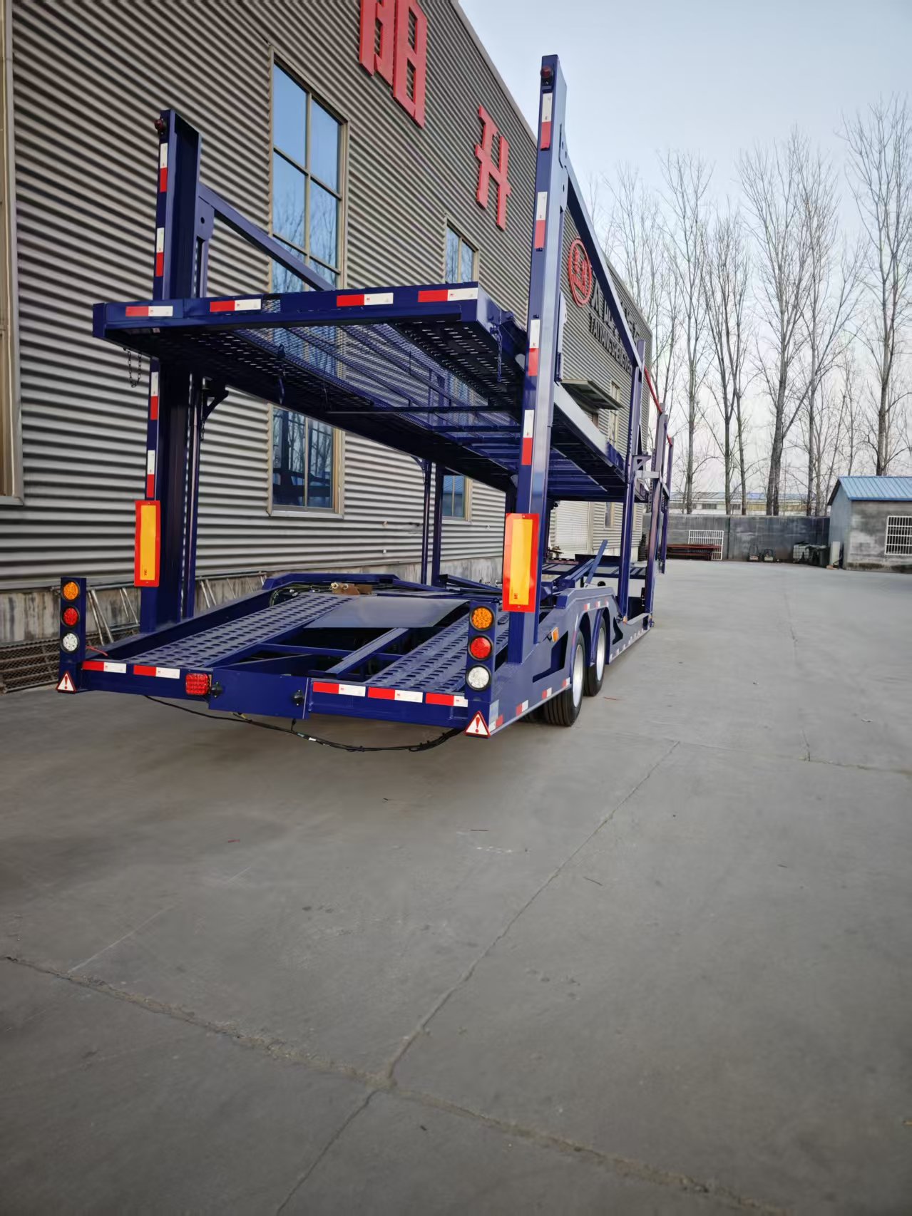 Heavy Duty 2-Axle 8-10 Cars Capacity Car Carrier Semi Trailer for Long Distance Vehicle Transport Special Promotion Trailer