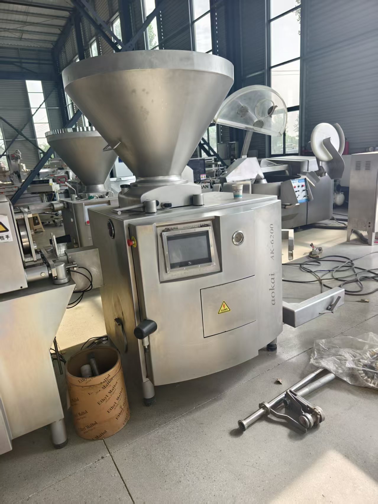 Aokai AK-6200 Vacuum Vane Sausage Stuffer, Automatic Quantitative Filling Machine For Ham Sausage & Snack Sausage