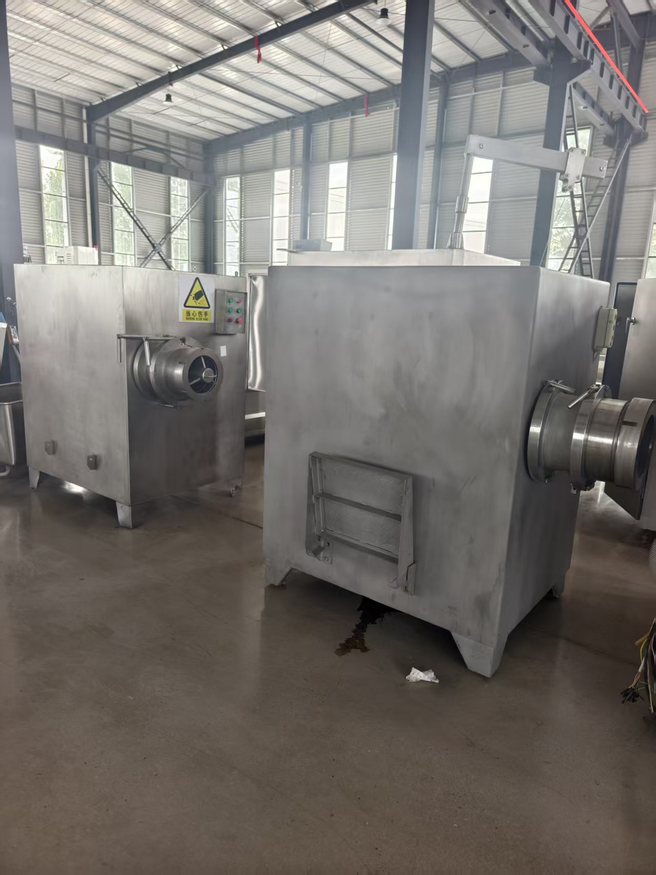 Industrial Frozen Meat Grinder, Unthawed Frozen Block Meat Crushing Machine For Meat Processing Plant