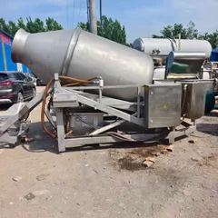 Brand New Vacuum Meat Tumbler, Automatic Variable Frequency Meat Marinating Machine With Hydraulic Tilting Barrel For Steak & Chicken Chop