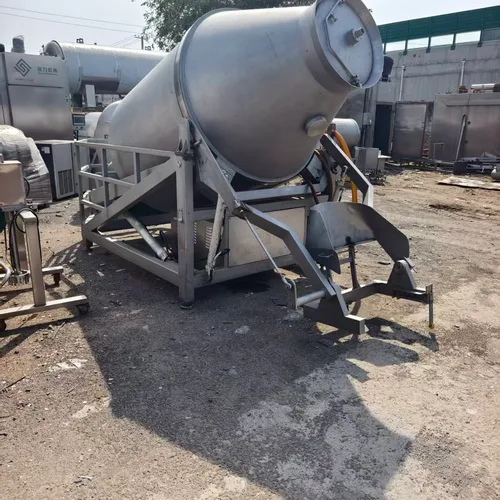 Brand New Vacuum Meat Tumbler, Automatic Variable Frequency Meat Marinating Machine With Hydraulic Tilting Barrel For Steak & Chicken Chop
