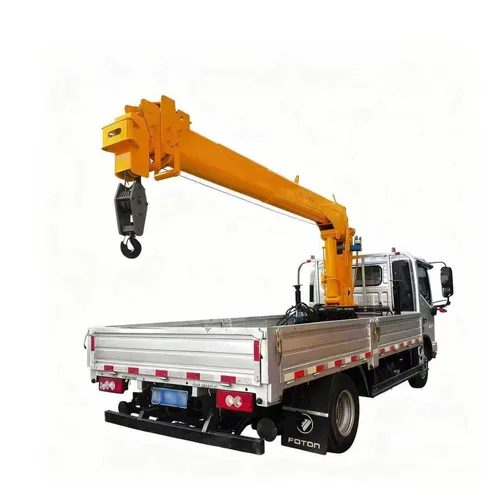 Hydraulic truck light truck modification with accompanying crane