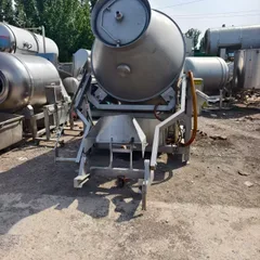 Brand New Vacuum Meat Tumbler, Automatic Variable Frequency Meat Marinating Machine With Hydraulic Tilting Barrel For Steak & Chicken Chop