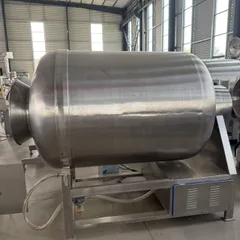 Brand New Vacuum Meat Tumbler, Automatic Variable Frequency Meat Marinating Machine With Hydraulic Tilting Barrel For Steak & Chicken Chop