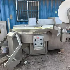 Brand New ZB330 Automatic Bowl Cutter with Hydraulic Feeder, Frequency Conversion Meat Emulsifying Machine for Sausage, Fish Paste & Qiansye Tofu