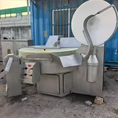 Brand New ZB330 Automatic Bowl Cutter with Hydraulic Feeder, Frequency Conversion Meat Emulsifying Machine for Sausage, Fish Paste & Qiansye Tofu