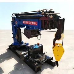 Hydraulic truck light truck modification with accompanying crane