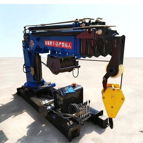 Hydraulic truck light truck modification with accompanying crane