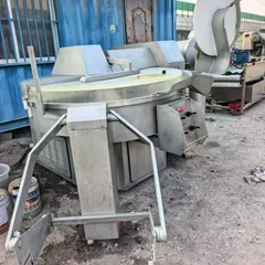 Brand New ZB330 Automatic Bowl Cutter with Hydraulic Feeder, Frequency Conversion Meat Emulsifying Machine for Sausage, Fish Paste & Qiansye Tofu