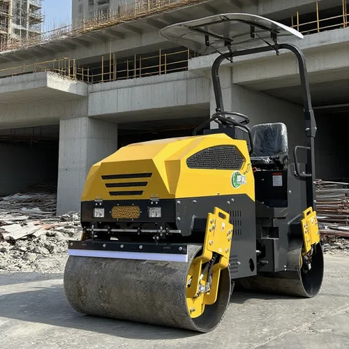 Luxin 2.5T Full Hydraulic Double Drum Road Roller, Ride-on Small Asphalt Compactor for Construction Trench Compaction