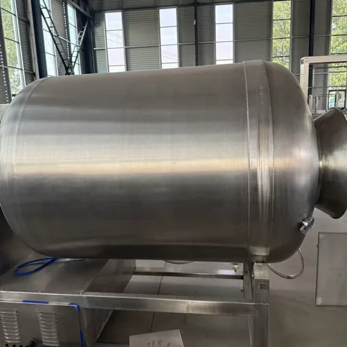 Brand New Vacuum Meat Tumbler, Automatic Variable Frequency Meat Marinating Machine With Hydraulic Tilting Barrel For Steak & Chicken Chop