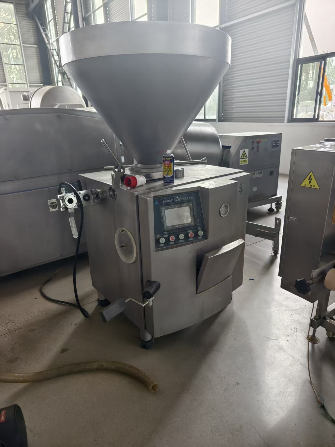 Industrial Frozen Meat Grinder, Unthawed Frozen Block Meat Crushing Machine For Meat Processing Plant