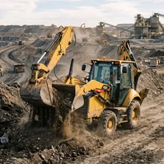 New Backhoe Excavator | Heavy Duty Construction Equipment | Exporter
