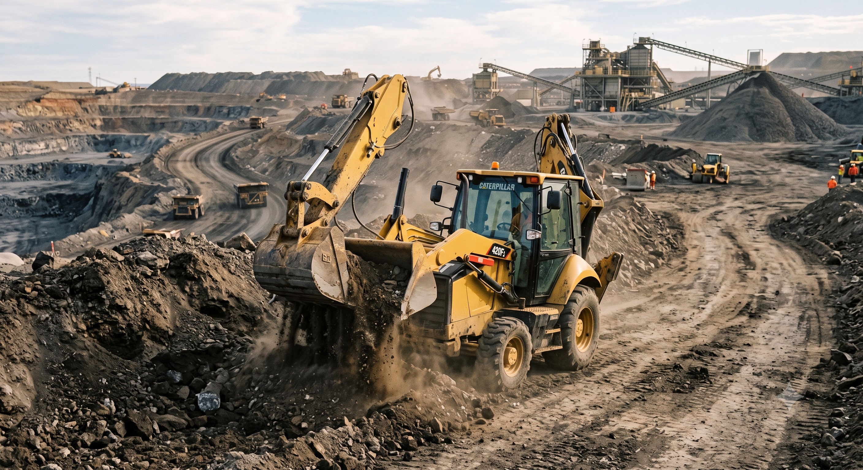 New Backhoe Excavator | Heavy Duty Construction Equipment | Exporter
