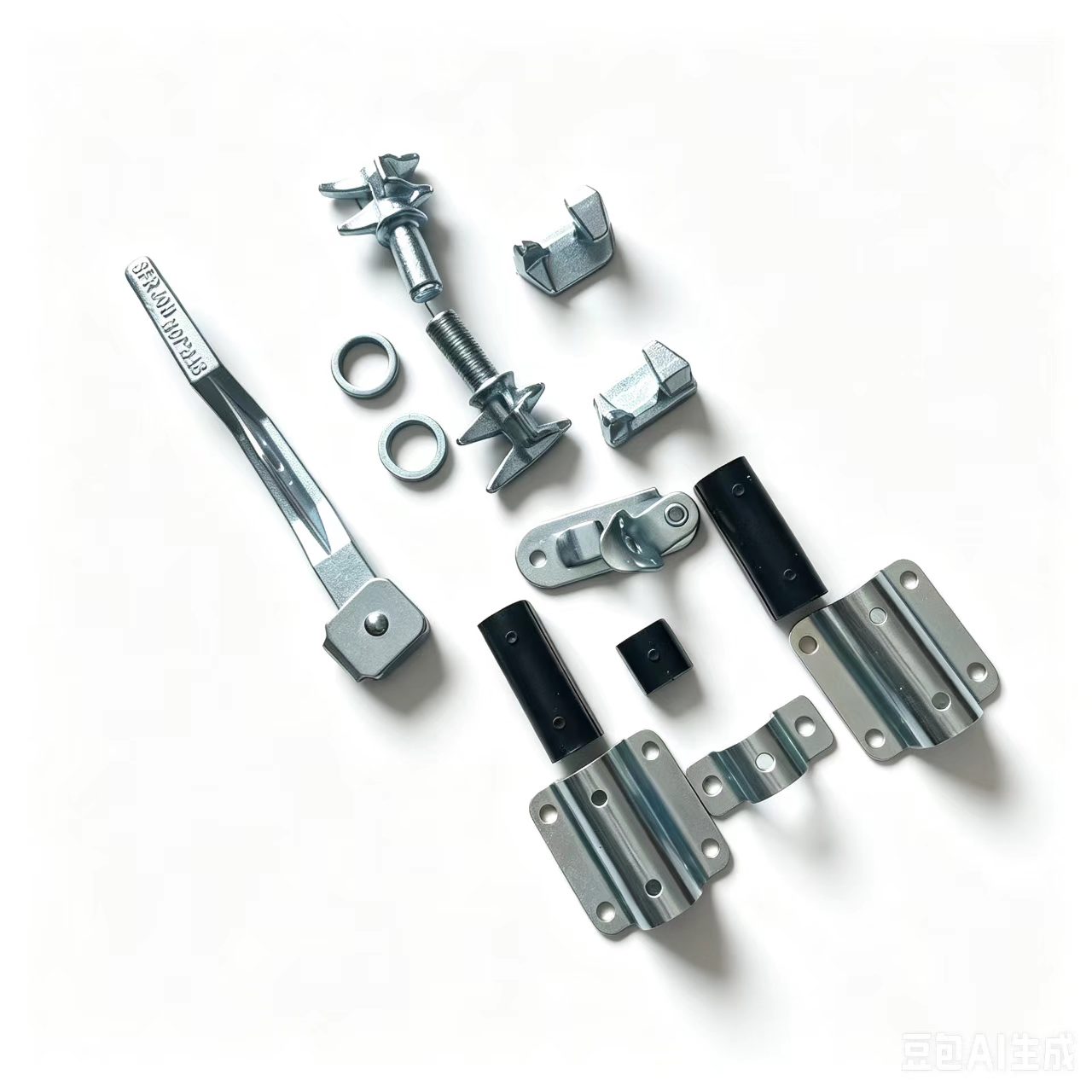 1 Inch Standard Container Lock Set for Shipping Containers, Complete 1" Door Lock Kit (Lock Bar Tube Not Included)