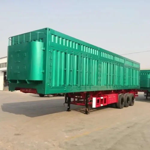 Heavy-duty Hydraulic Lifting Side Tipper Trailer Air Suspension / Mechanical Suspension Optional Customized Dimension
