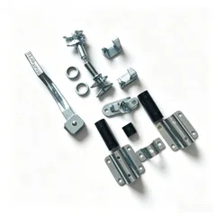 1 Inch Standard Container Lock Set for Shipping Containers, Complete 1" Door Lock Kit (Lock Bar Tube Not Included)
