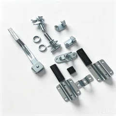 1 Inch Standard Container Lock Set for Shipping Containers, Complete 1" Door Lock Kit (Lock Bar Tube Not Included)